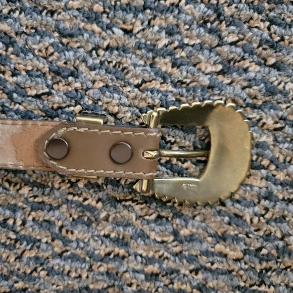 Stunning Antique Vintage Brass Concho Belt Size Small - Picture 5 of 16